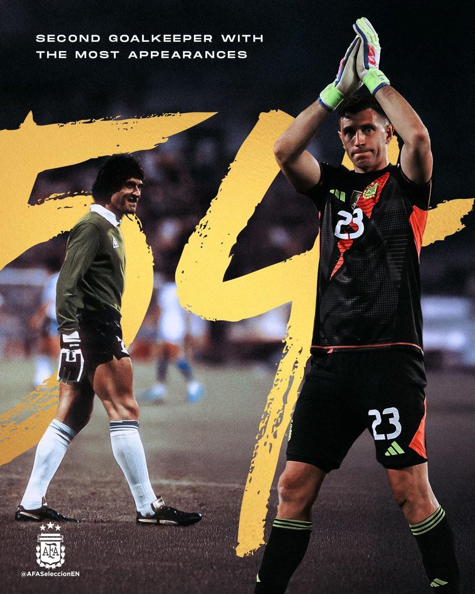 云开体育官网-仅次于罗梅罗，大马丁成为阿根廷队史出场次数第二多的门将