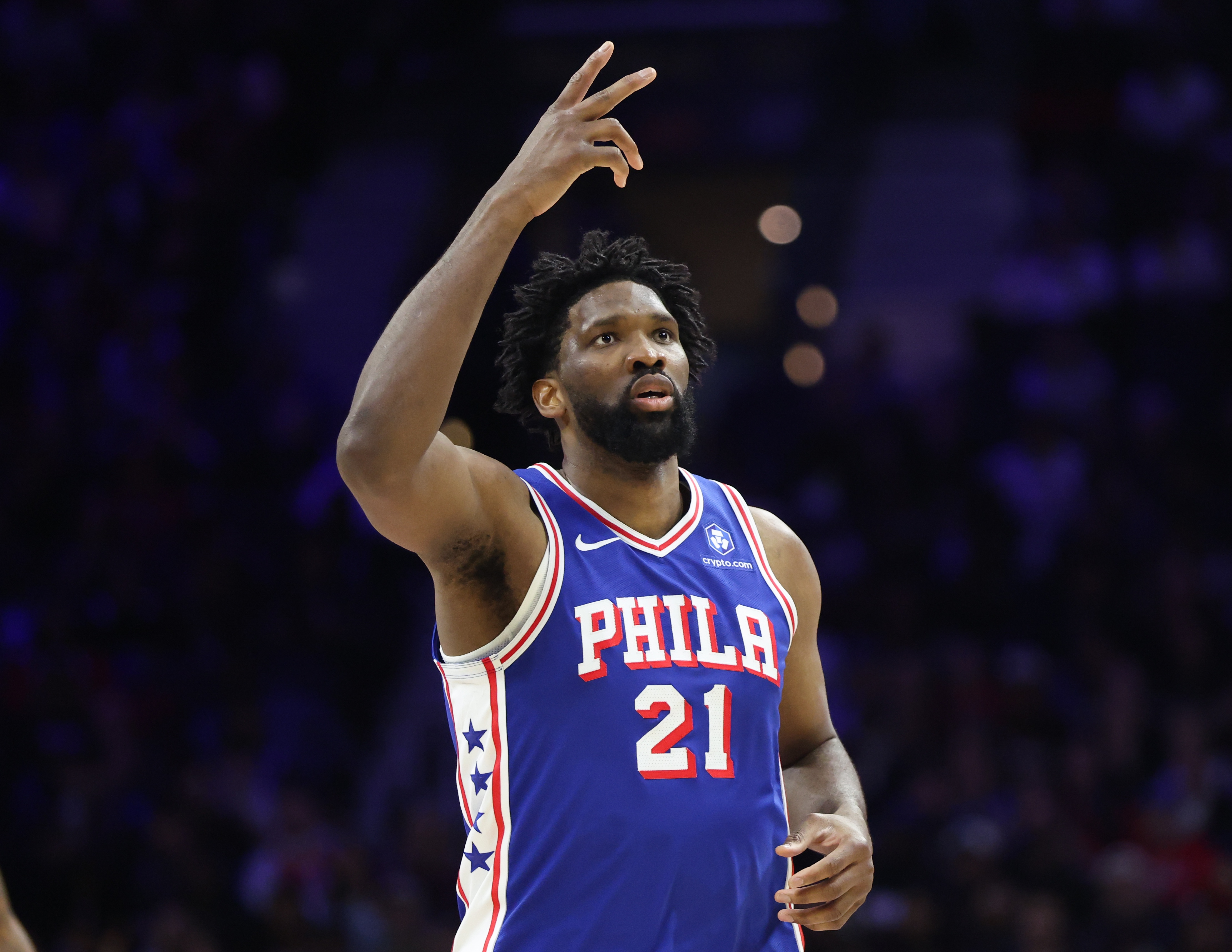 云开体育-场均23.6分6.9板3.3助！明天76人客战魔术 恩比德出战成疑